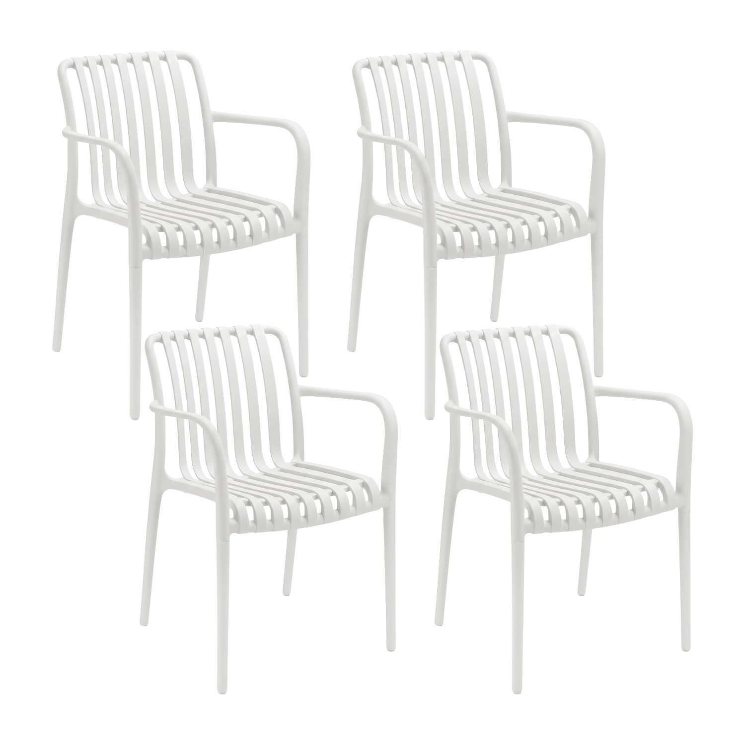 Pack de 4 Sillas Apilables...